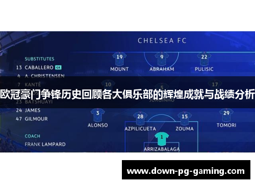 欧冠豪门争锋历史回顾各大俱乐部的辉煌成就与战绩分析 欧冠豪门争锋历史回顾各大俱乐部的辉煌成就与战绩分析